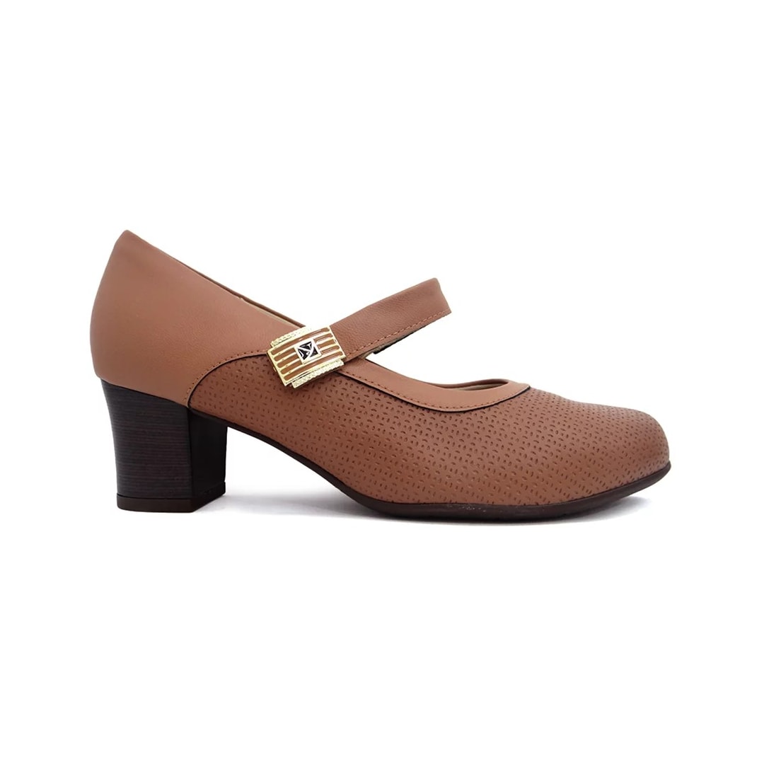 Sapato Piccadilly Boneca Joanete 110141 Terracota