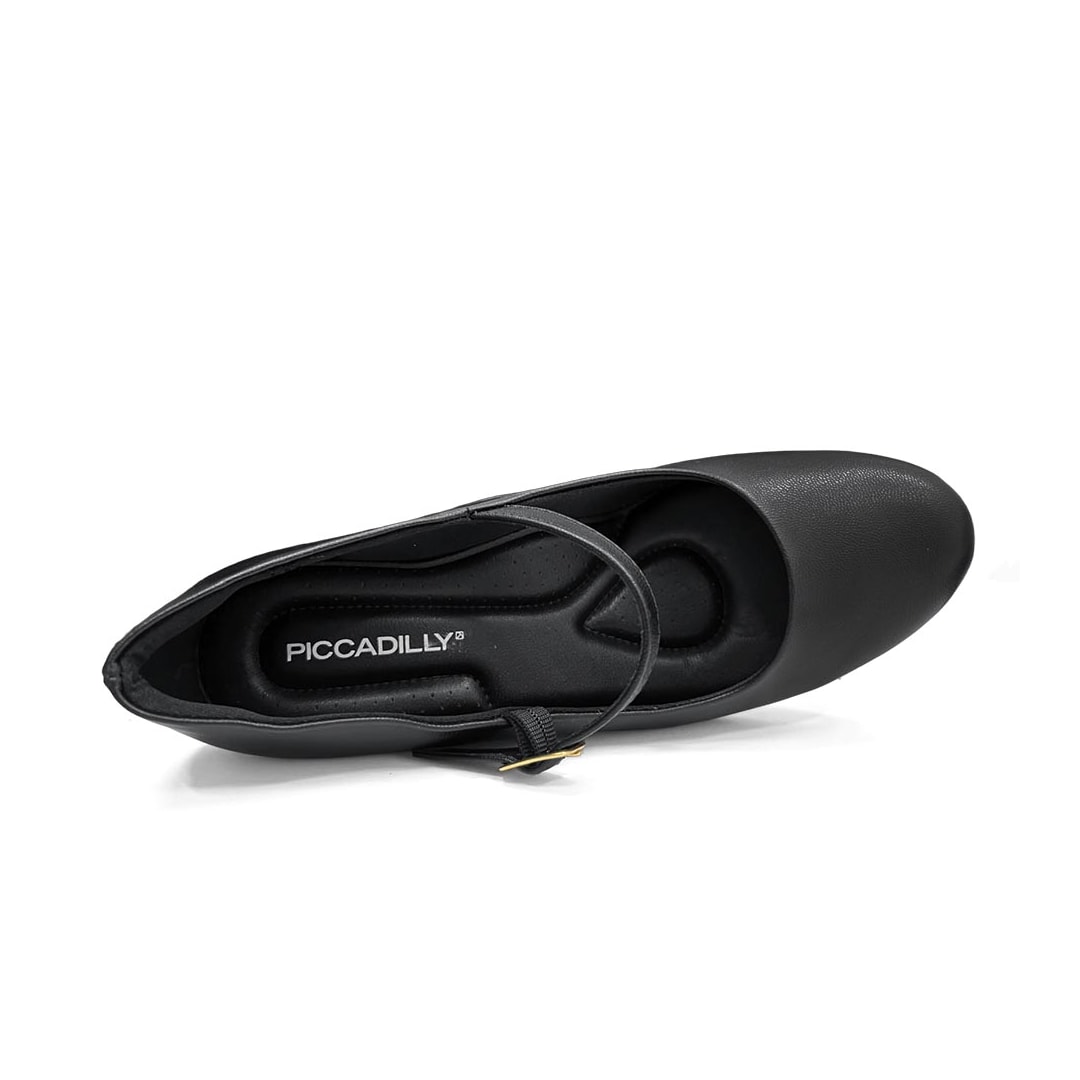 Sapato Piccadilly Boneca Salto Bloco 110208 Preto Sapato Piccadilly Boneca Salto Bloco 110208 Preto