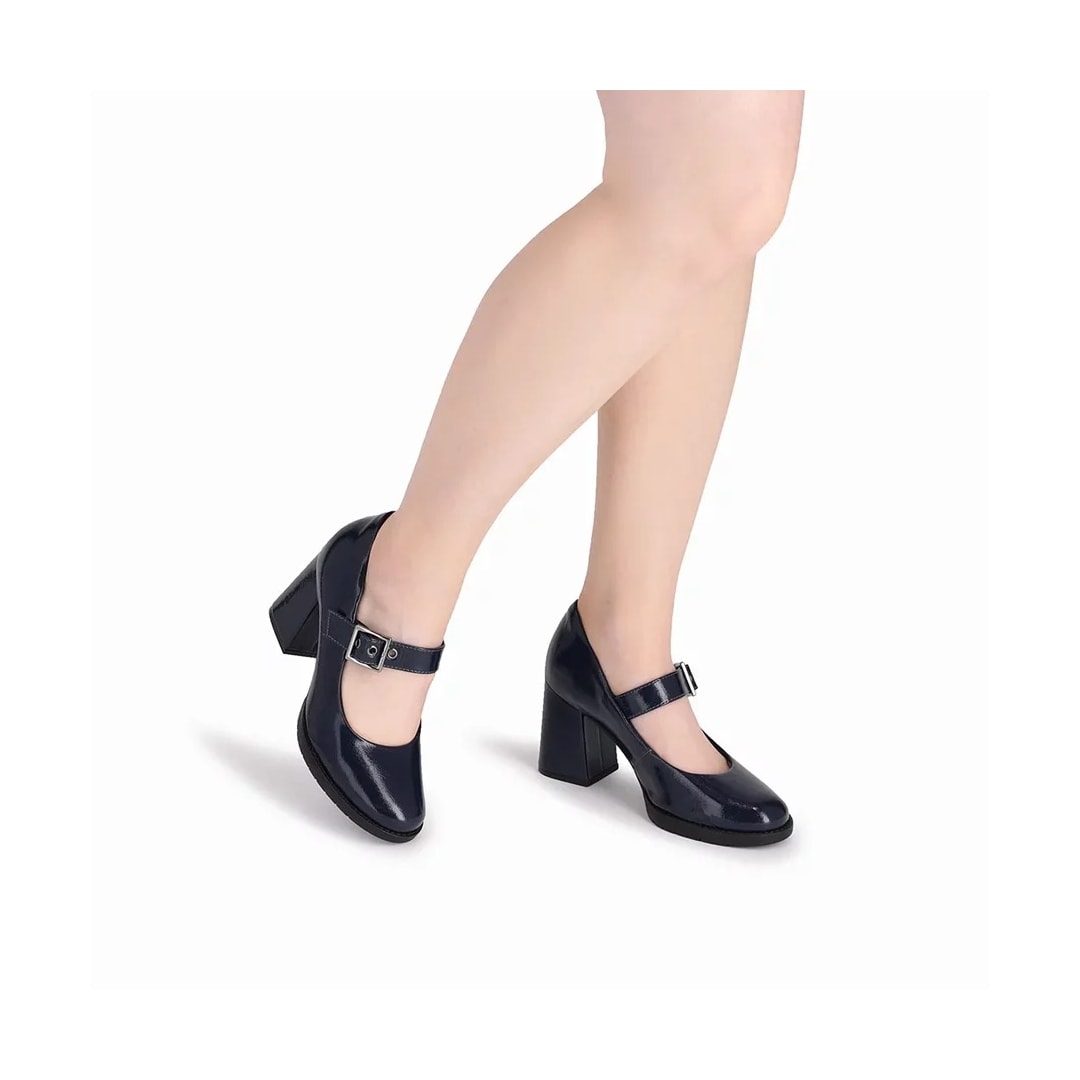 Sapato Piccadilly Boneca Salto Bloco 343008 Navy Sapato Piccadilly Boneca Salto Bloco 343008 Navy