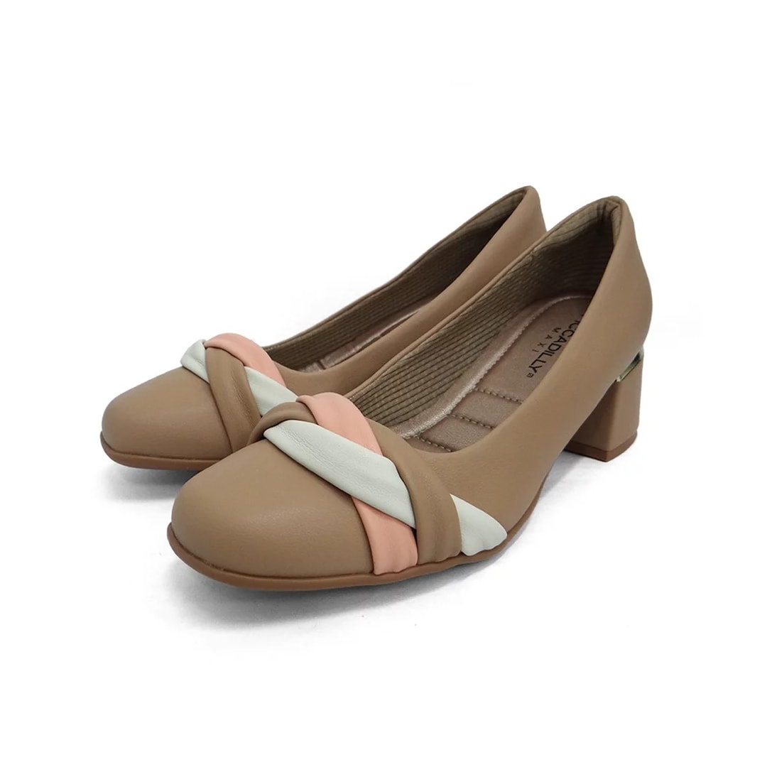 Sapato Piccadilly Feminino 748031 Nude Claro
