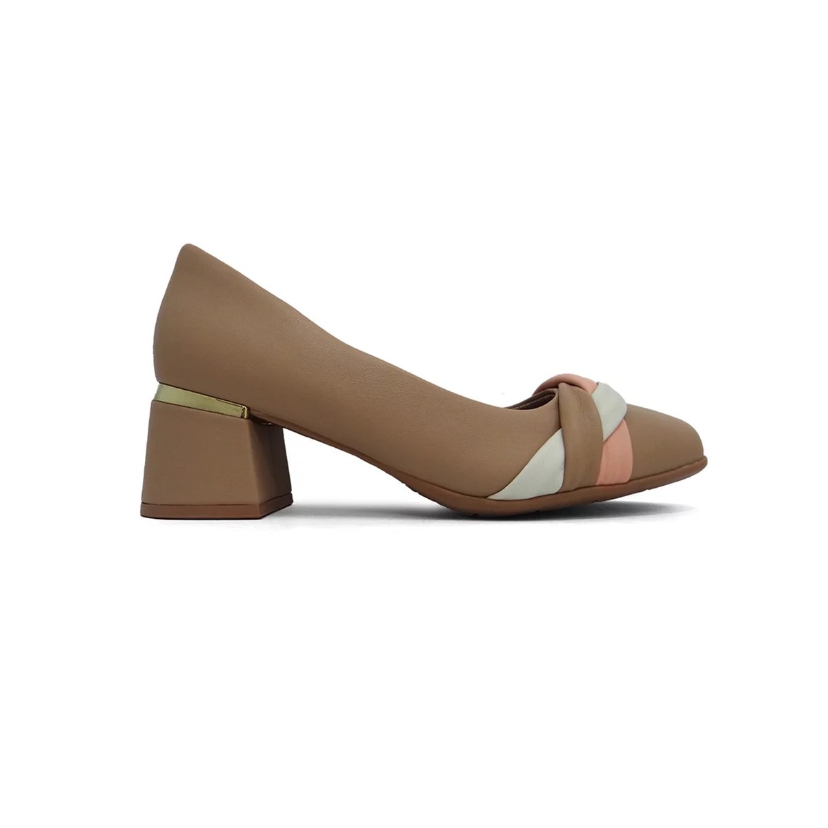 Sapato Piccadilly Feminino 748031 Nude Claro