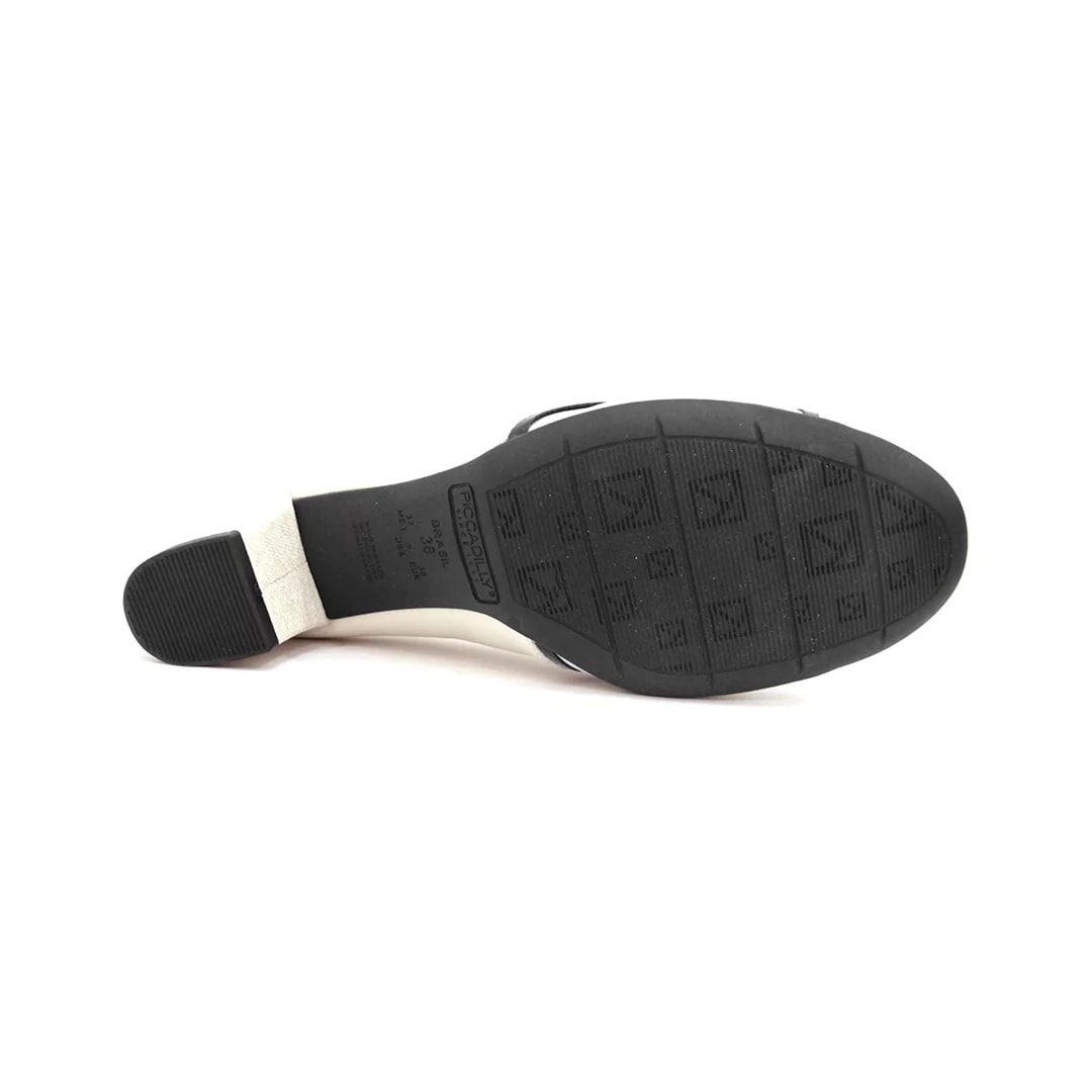 Sapato Piccadilly Joanete 110142 Off White/Preto Sapato Piccadilly Joanete 110142 Off White/Preto
