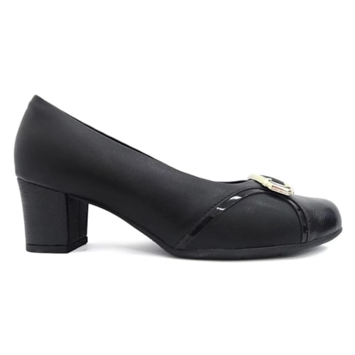 Detalhe - Sapato Piccadilly Joanete 110142 Preto