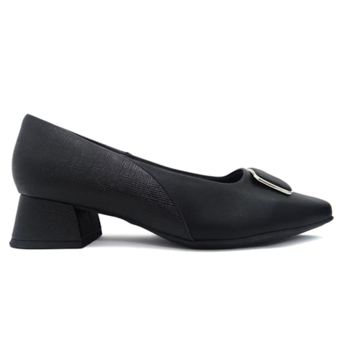 Detalhe - Sapato Piccadilly Joanete 160057 Preto