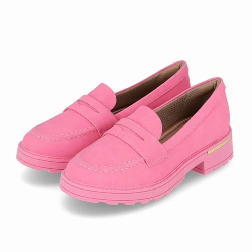 Sapato Piccadilly Mocassim 735006 Rosa Chiclete