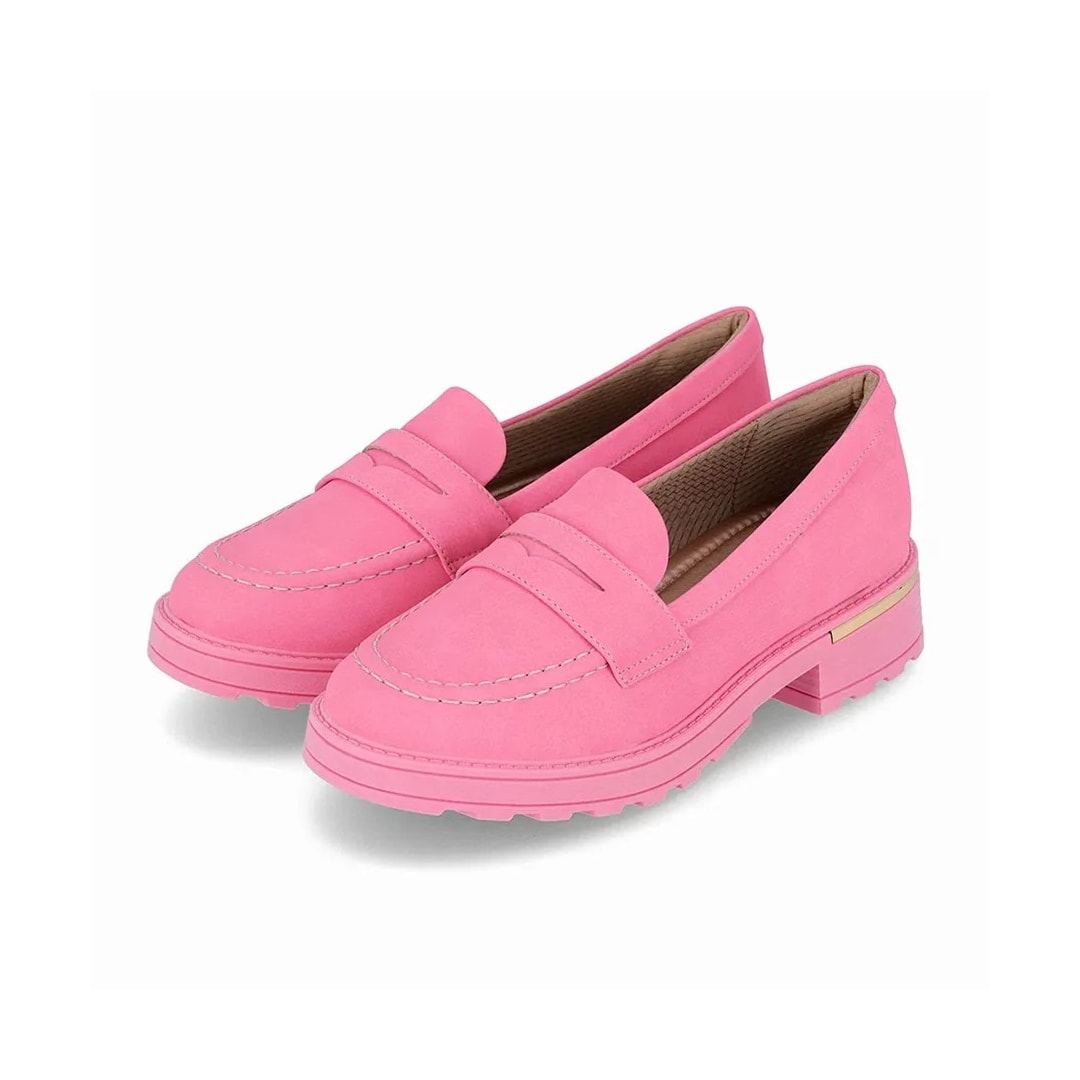 Sapato Piccadilly Mocassim 735006 Rosa Chiclete Sapato Piccadilly Mocassim 735006 Rosa Chiclete