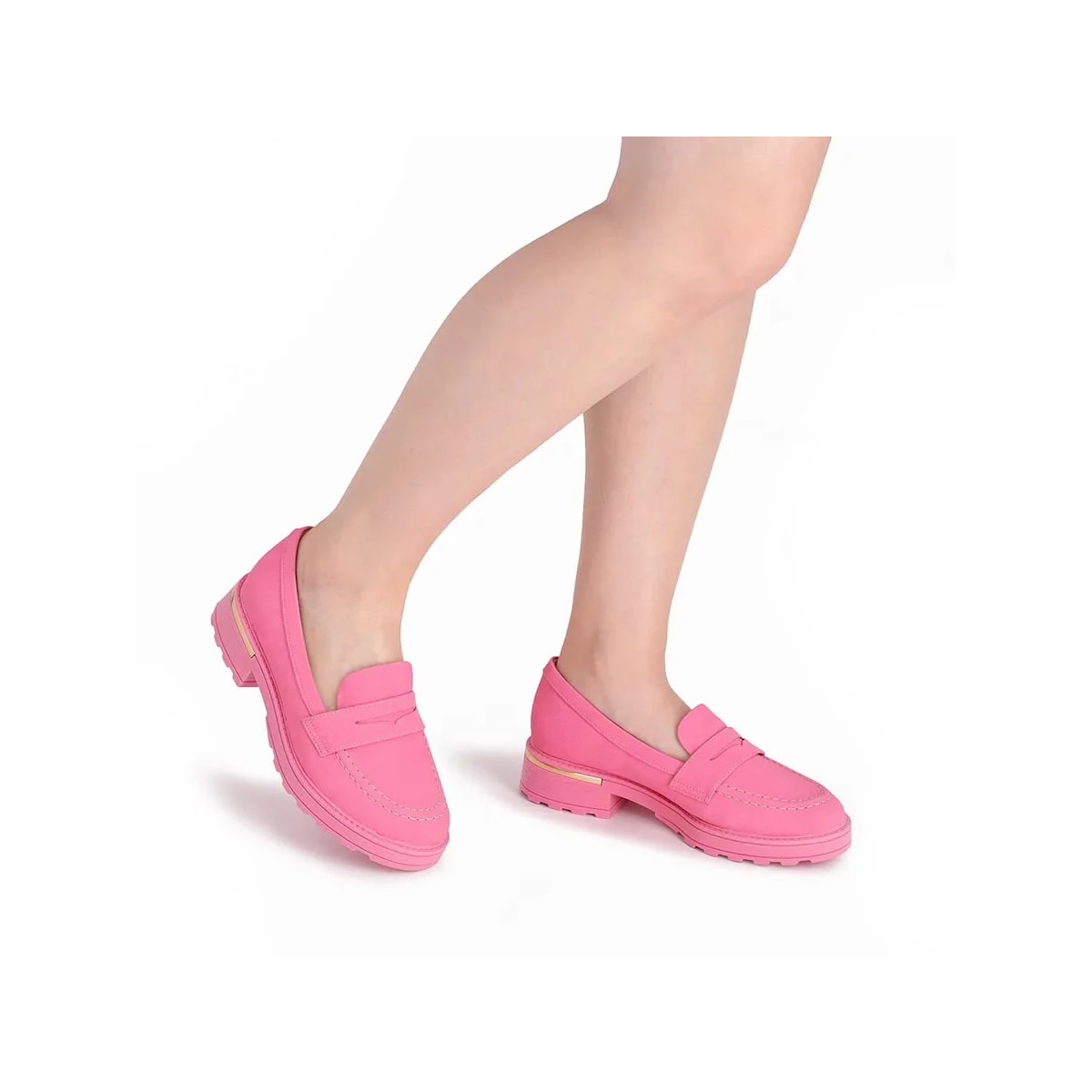 Sapato Piccadilly Mocassim 735006 Rosa Chiclete