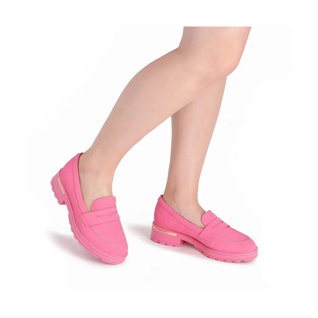 Sapato Piccadilly Mocassim 735006 Rosa Chiclete Sapato Piccadilly Mocassim 735006 Rosa Chiclete