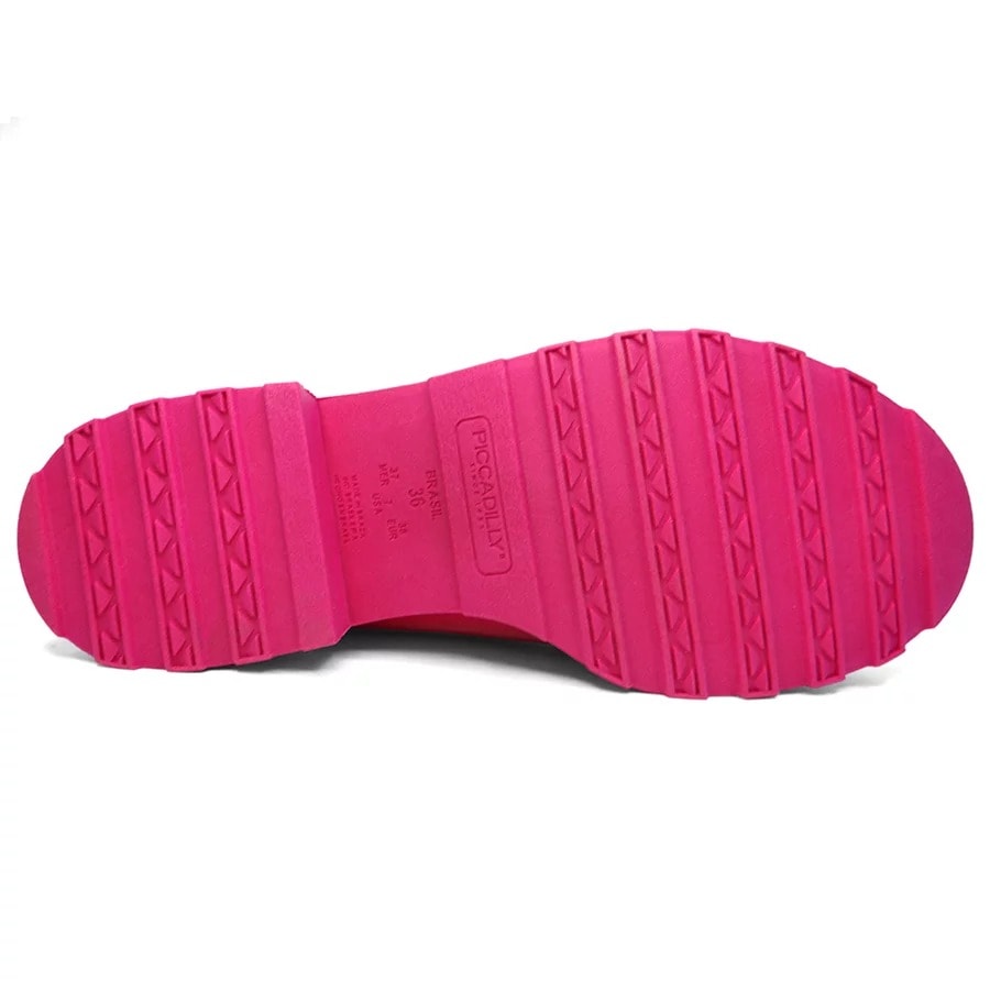 Sapato Piccadilly Mocassim Barbie 760003 Rosa Metalizado