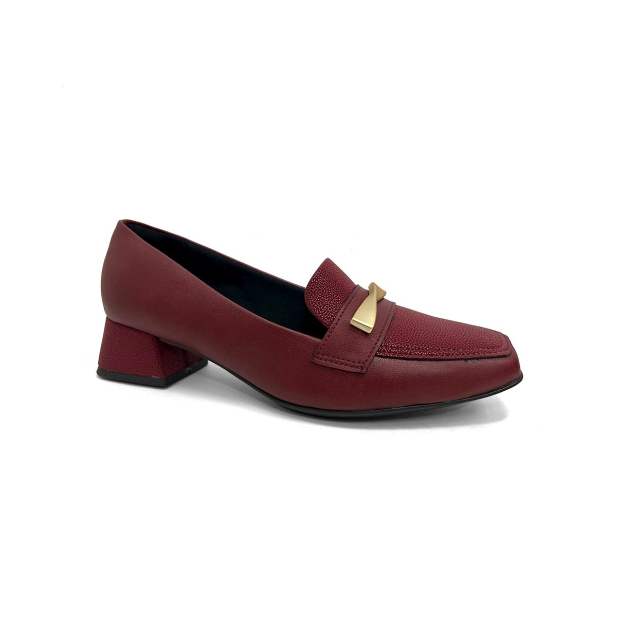 Sapato Piccadilly Mocassim Conforto 160116 Burgundy