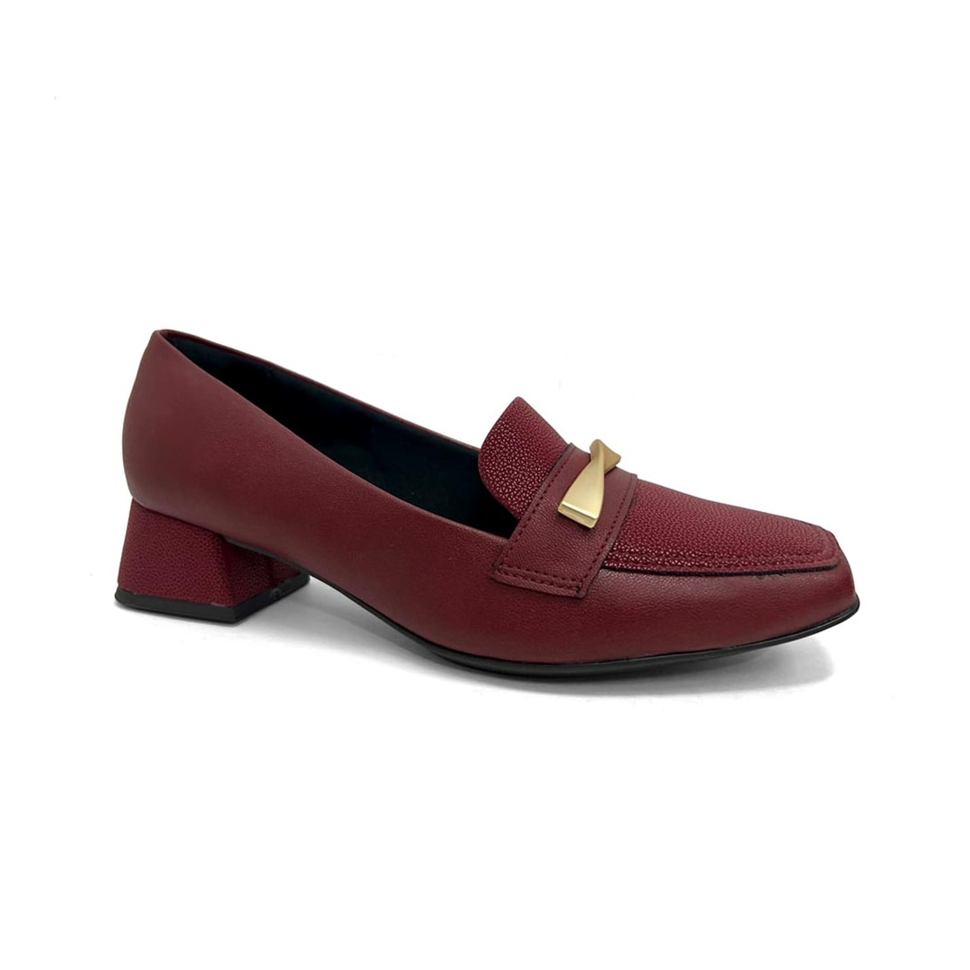Sapato Piccadilly Mocassim Conforto 160116 Burgundy Sapato Piccadilly Mocassim Conforto 160116 Burgundy