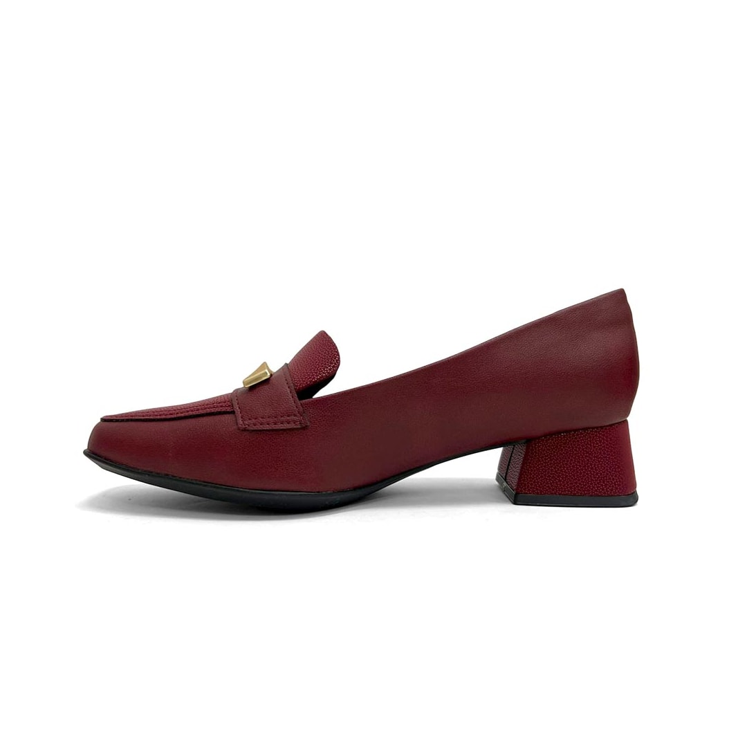Sapato Piccadilly Mocassim Conforto 160116 Burgundy