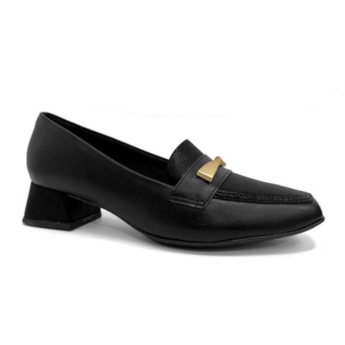 Sapato Piccadilly Mocassim Conforto 160116 Preto