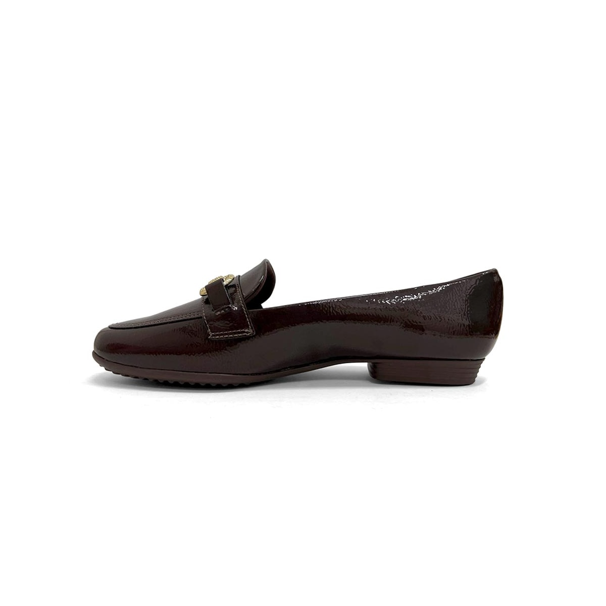 Sapato Piccadilly Mocassim Conforto 250275 Cacau Verniz