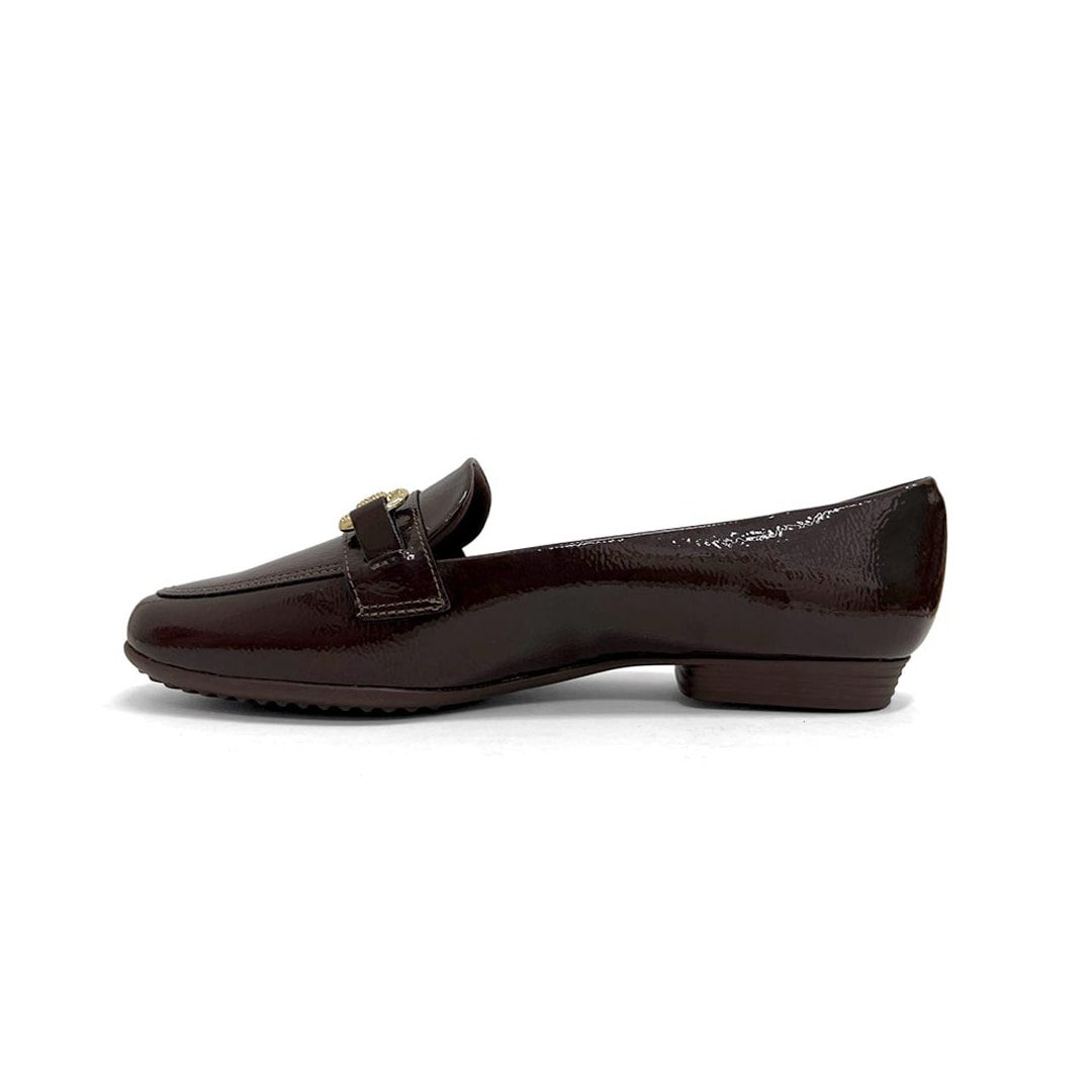Sapato Piccadilly Mocassim Conforto 250275 Cacau Verniz Sapato Piccadilly Mocassim Conforto 250275 Cacau Verniz