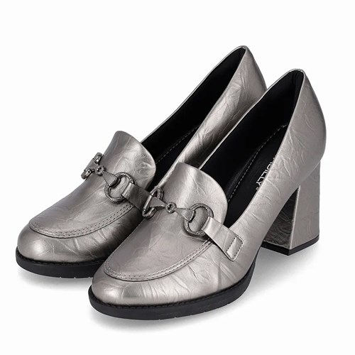 SAPATO PICCADILLY MOCASSIM LOAFTER 343001 (O286) - PEWTER
