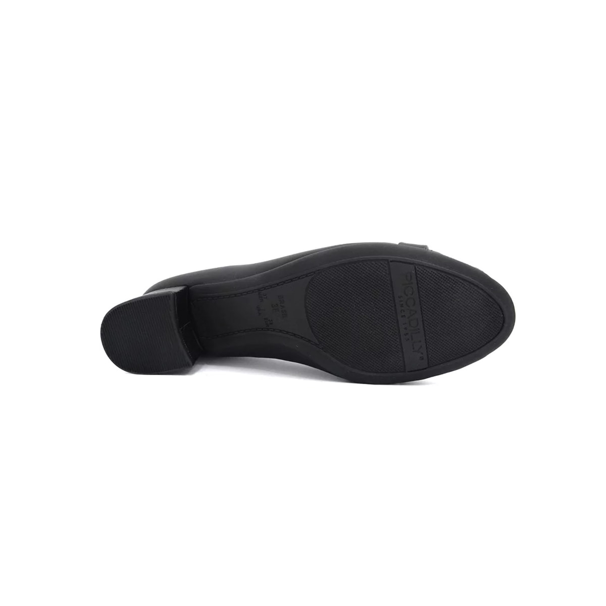 Sapato Piccadilly Peep Toe 114049 Preto Sapato Piccadilly Peep Toe 114049 Preto