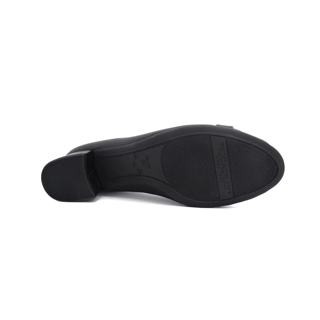 Sapato Piccadilly Peep Toe 114049 Preto Sapato Piccadilly Peep Toe 114049 Preto