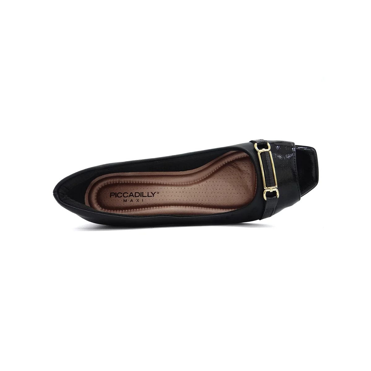 Sapato Piccadilly Peep Toe Salto Bloco 715020 Preto Sapato Piccadilly Peep Toe Salto Bloco 715020 Preto