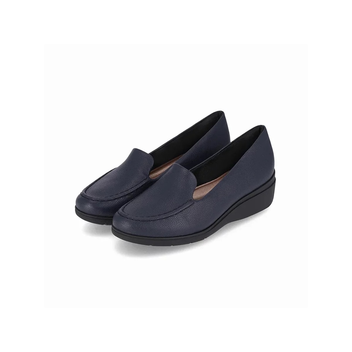 Sapato Piccadilly Salto Anabela 117117 Navy Sapato Piccadilly Salto Anabela 117117 Navy