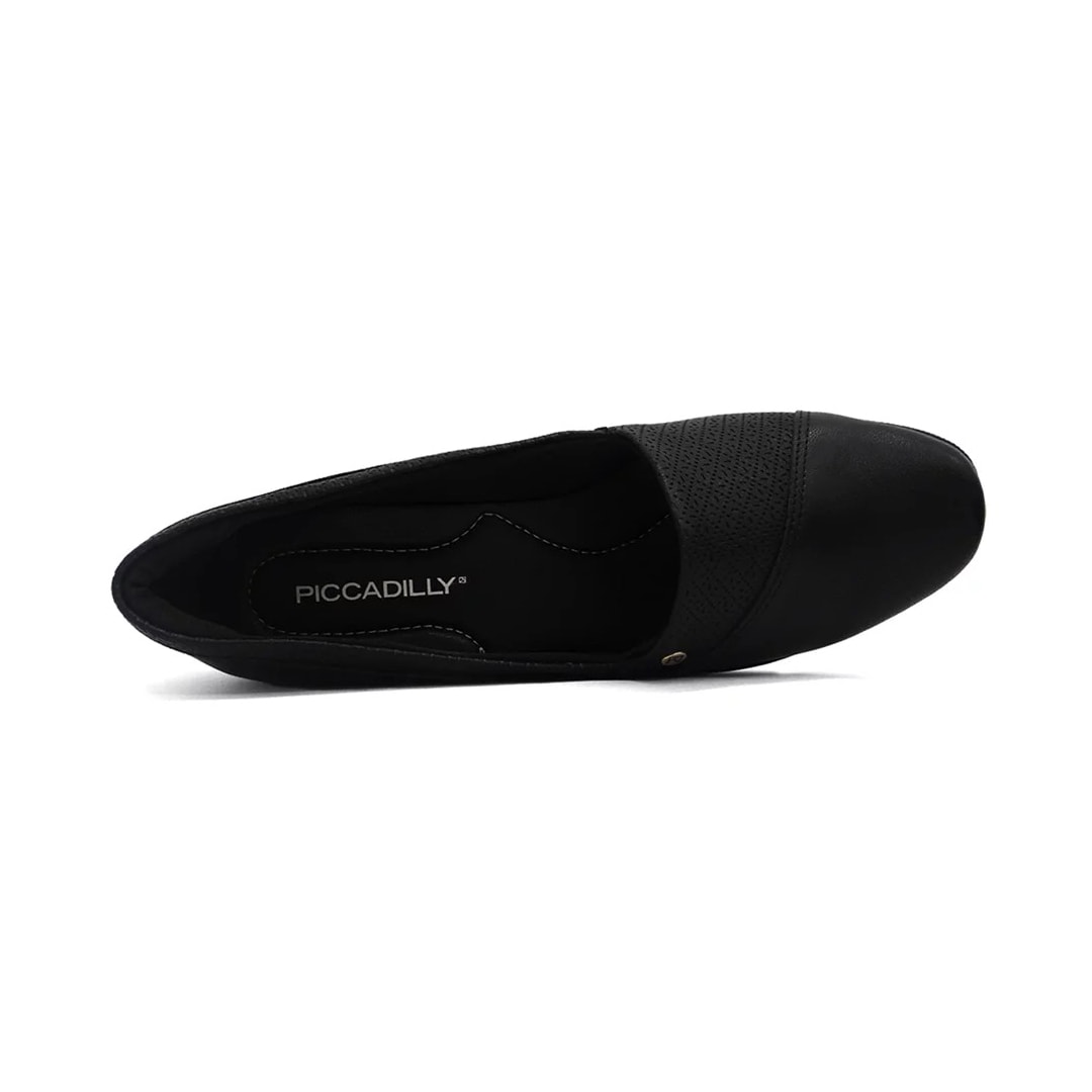 Sapato Piccadilly Salto Anabela 143214 Preto Sapato Piccadilly Salto Anabela 143214 Preto