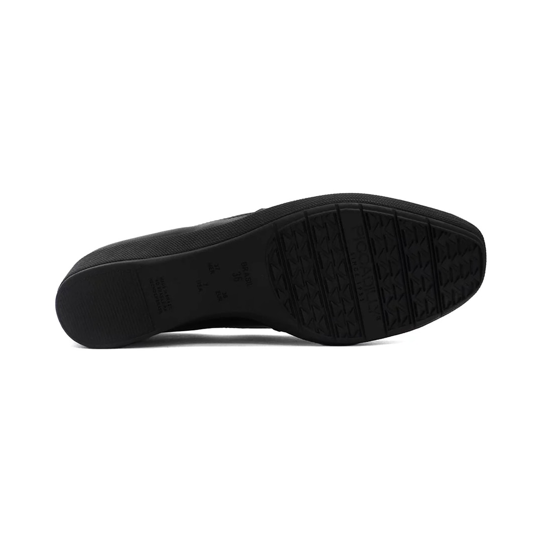 Sapato Piccadilly Salto Anabela 143214 Preto Sapato Piccadilly Salto Anabela 143214 Preto