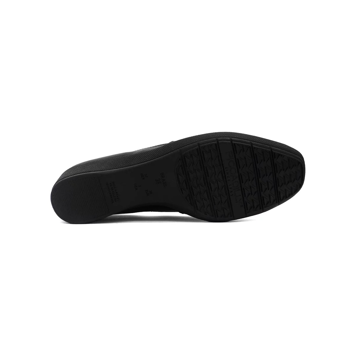 Sapato Piccadilly Salto Anabela 143214 Preto Sapato Piccadilly Salto Anabela 143214 Preto