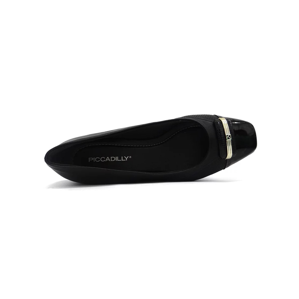 Sapato Piccadilly Salto Baixo 160078 Preto Sapato Piccadilly Salto Baixo 160078 Preto