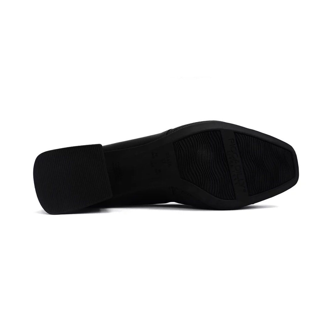 Sapato Piccadilly Salto Baixo 160078 Preto