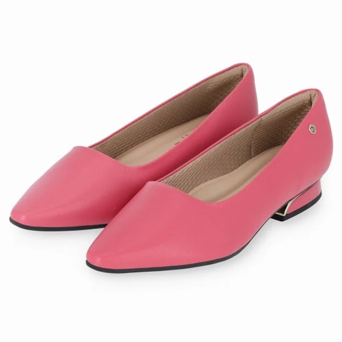 Sapato Piccadilly Salto Baixo 279004 Fucsia