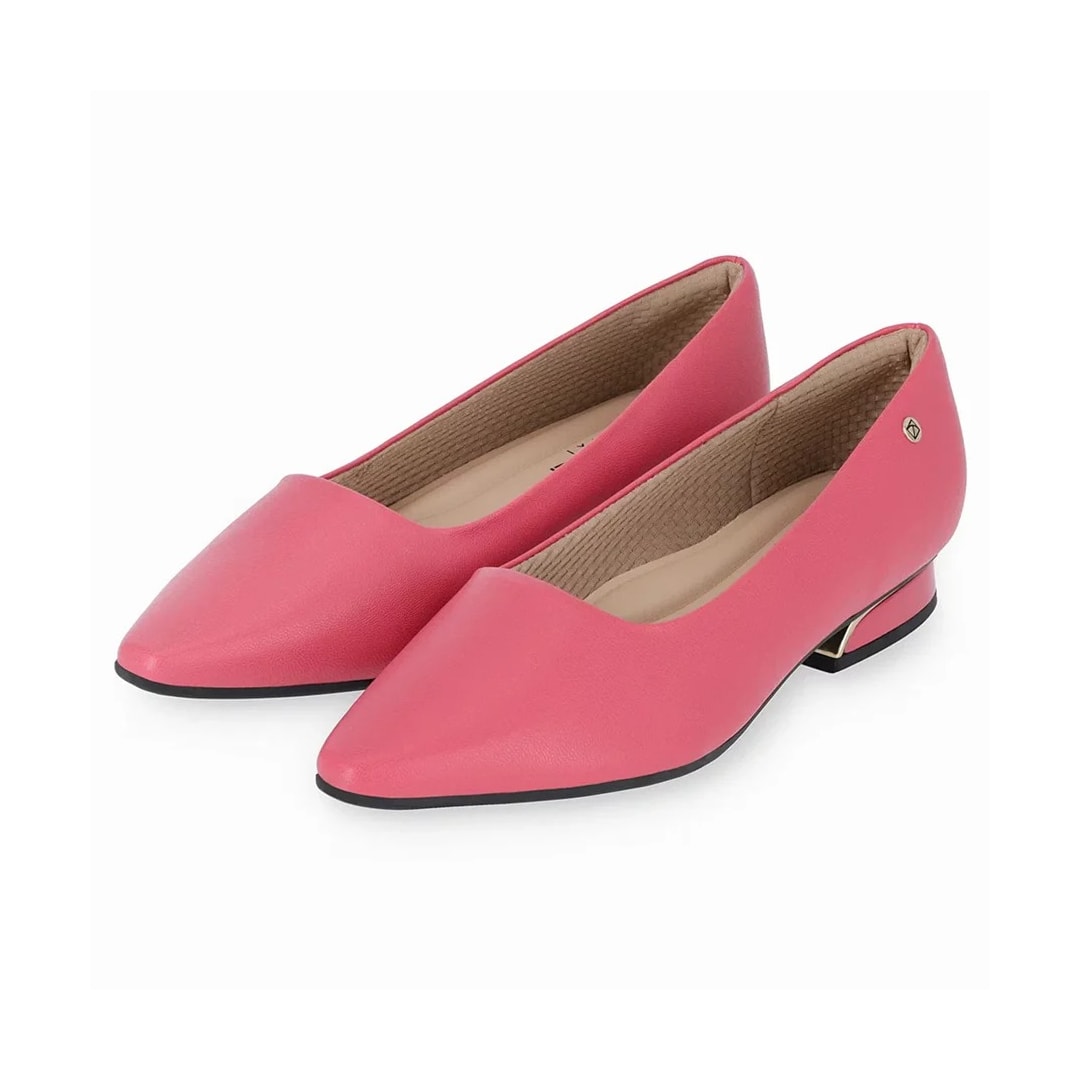 Sapato Piccadilly Salto Baixo 279004 Fucsia