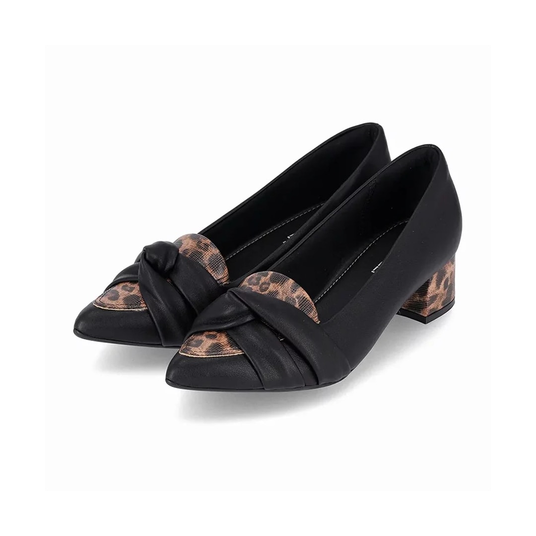 Sapato Piccadilly Salto Baixo 739054 Preto Sapato Piccadilly Salto Baixo 739054 Preto