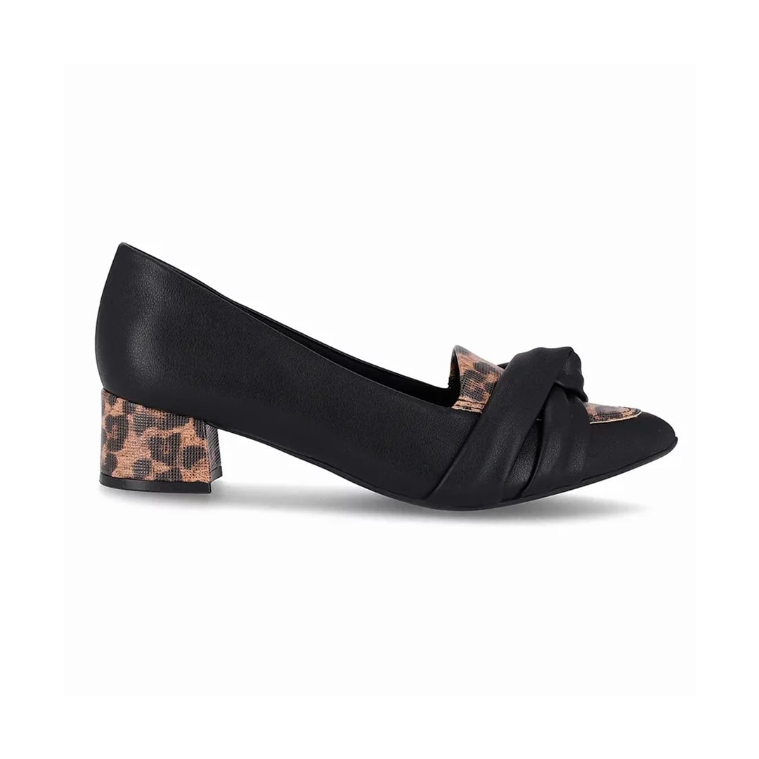 Sapato Piccadilly Salto Baixo 739054 Preto