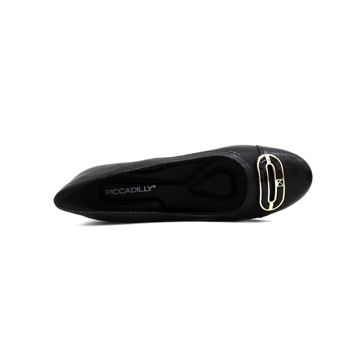 Sapato Piccadilly Salto Baixo Bloco 110165 Preto Sapato Piccadilly Salto Baixo Bloco 110165 Preto