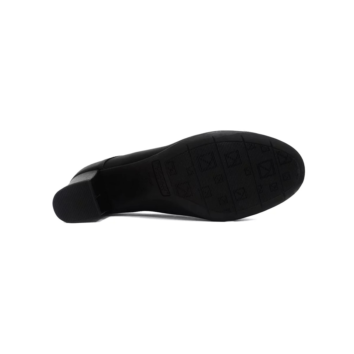 Sapato Piccadilly Salto Baixo Bloco 110165 Preto