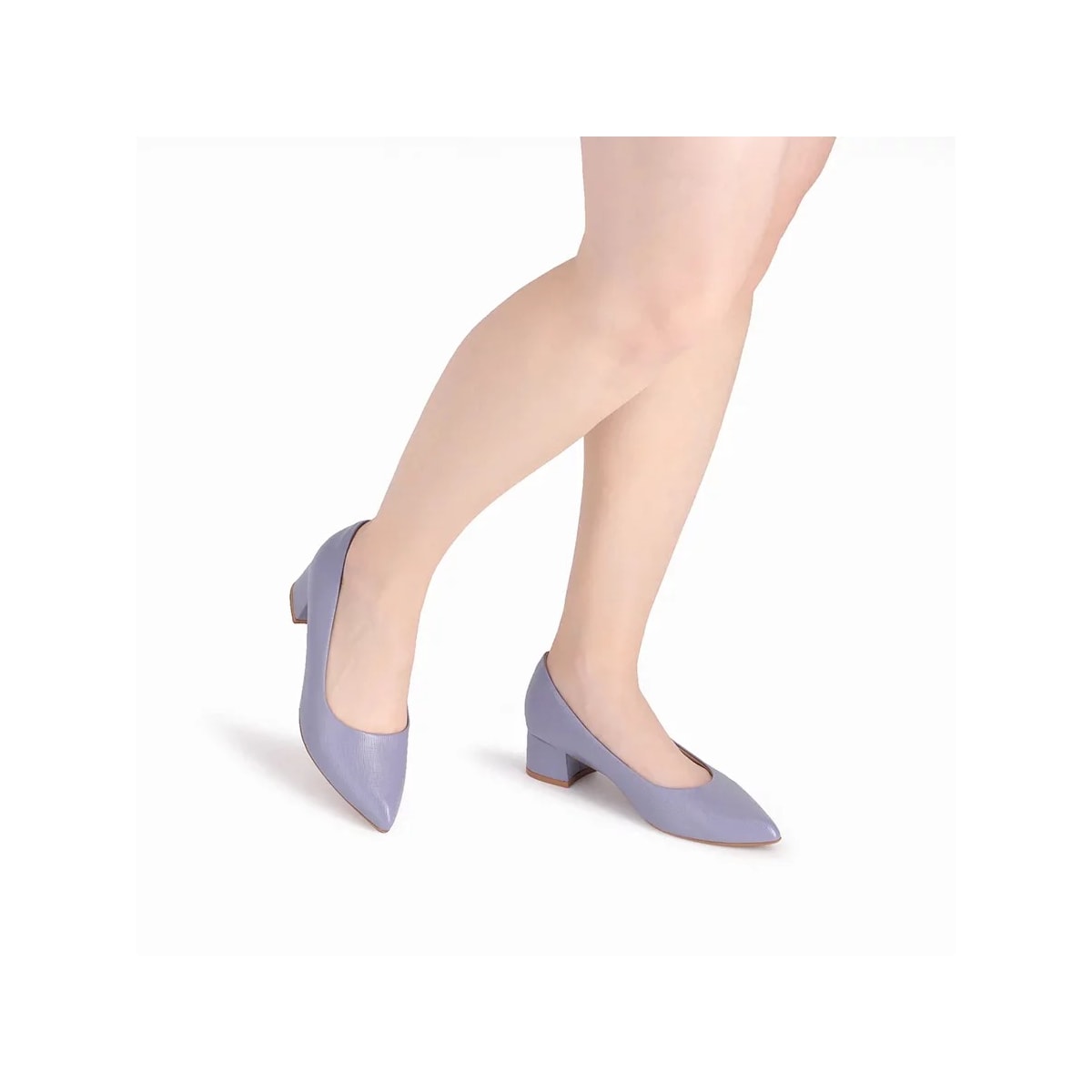 Sapato Piccadilly Salto Bloco 739015 Quartzo Azul Sapato Piccadilly Salto Bloco 739015 Quartzo Azul