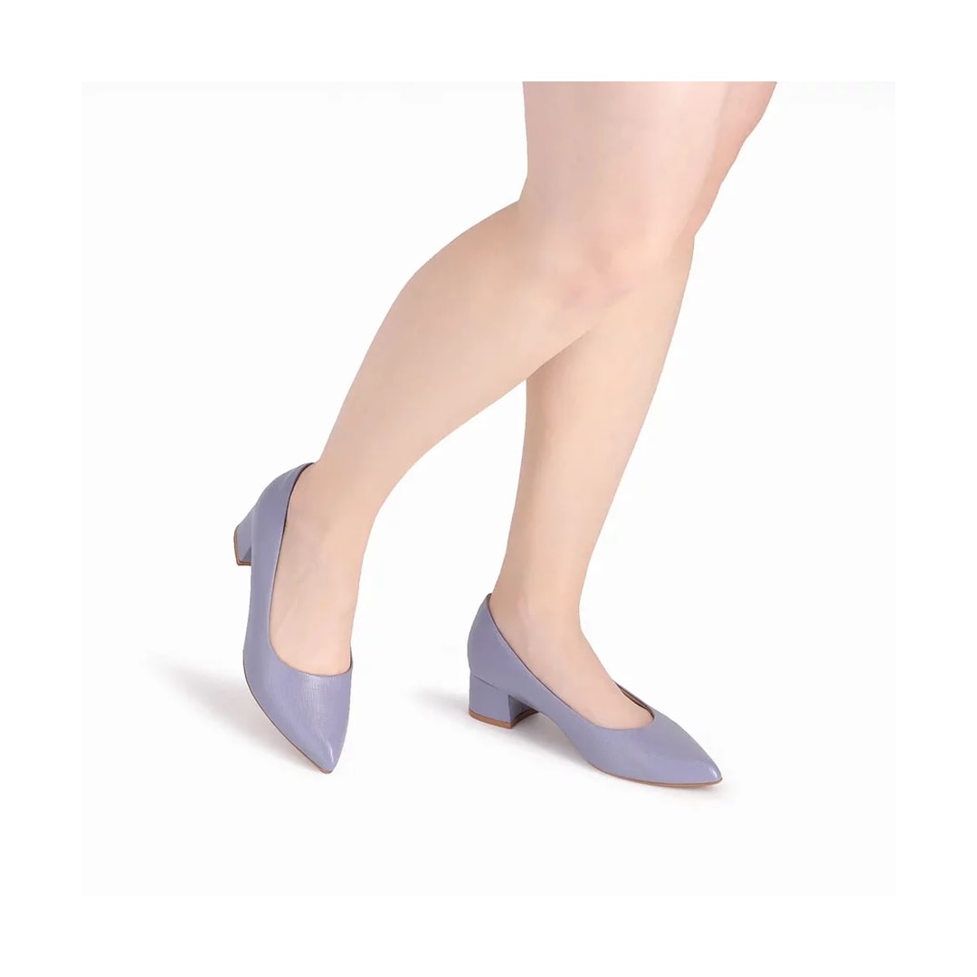 Sapato Piccadilly Salto Bloco 739015 Quartzo Azul Sapato Piccadilly Salto Bloco 739015 Quartzo Azul