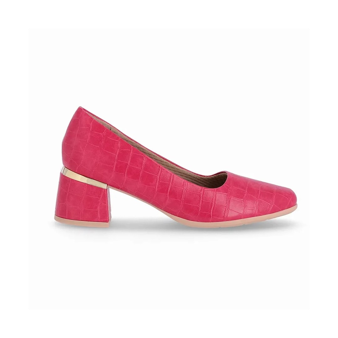 Sapato Piccadilly Salto Bloco 749009 Pitaya Sapato Piccadilly Salto Bloco 749009 Pitaya