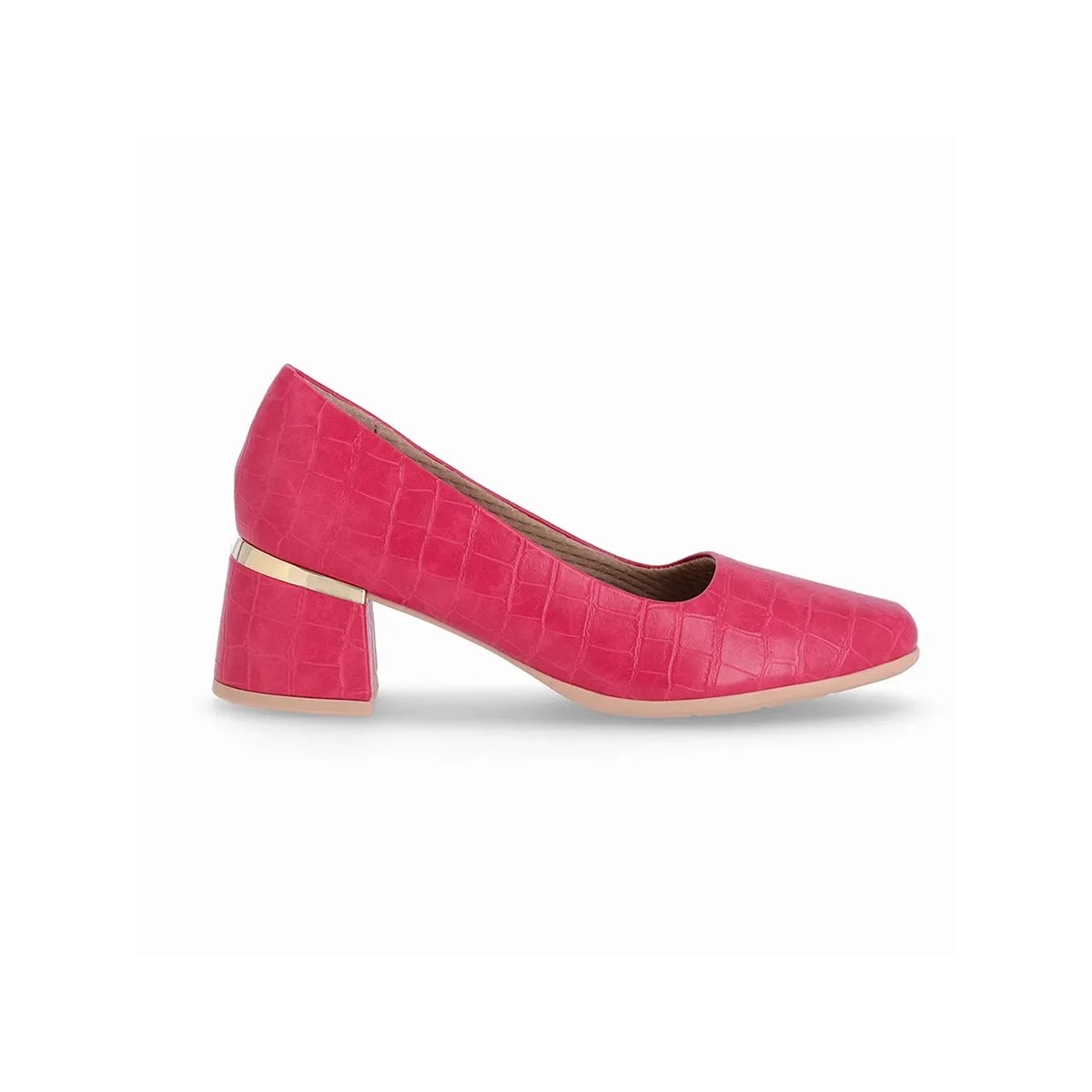 Sapato Piccadilly Salto Bloco 749009 Pitaya Sapato Piccadilly Salto Bloco 749009 Pitaya