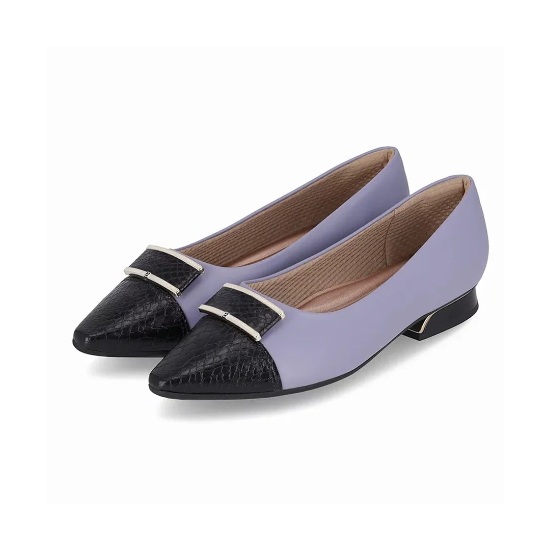 Sapato Piccadilly Salto Bloco Baixo 279029 Quartzo Azul