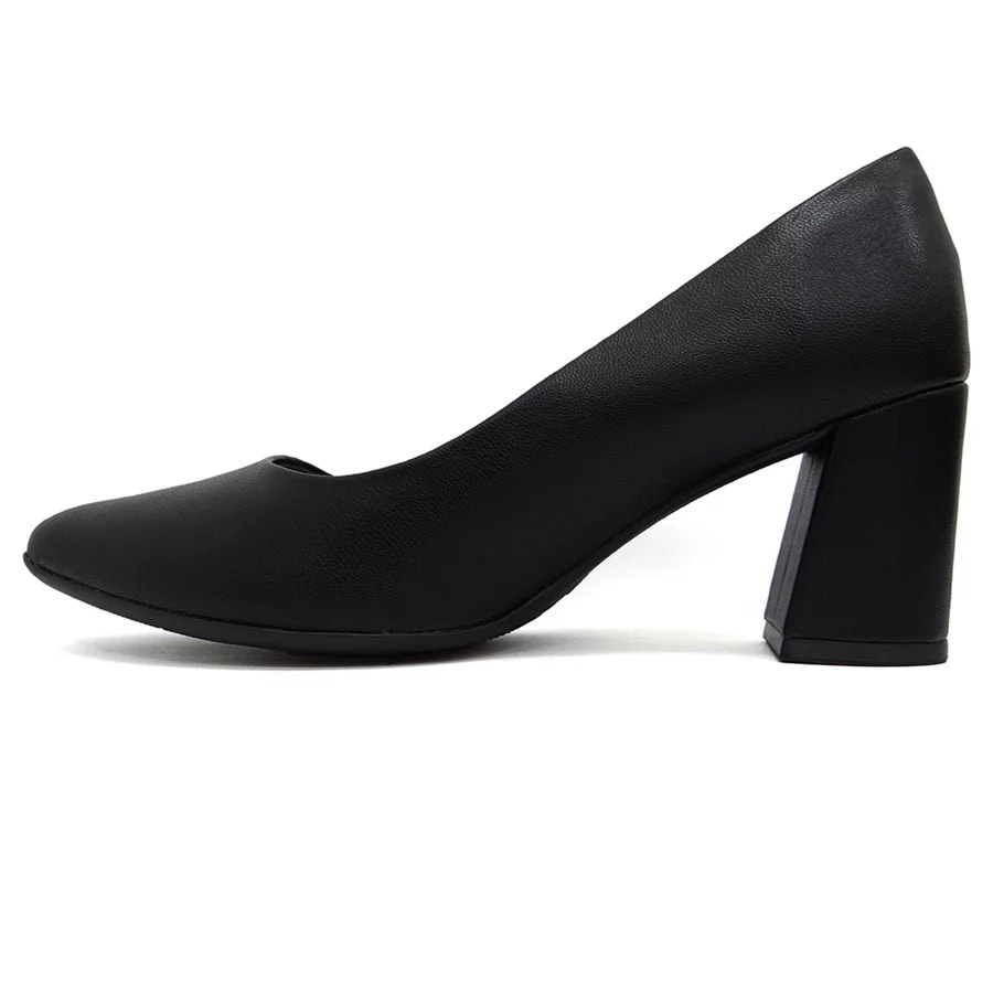 Sapato Piccadilly Scarpin 745135 Preto Fosco