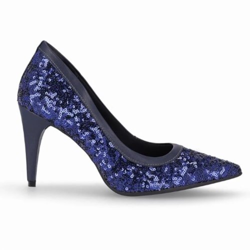 Detalhe - Sapato Piccadilly Scarpin 749053 Navy