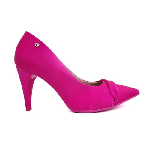 Sapato Piccadilly Scarpin Barbie 750017 Rosa Metalizado