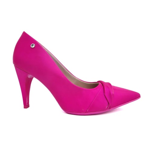 Sapato Piccadilly Scarpin Barbie 750017 Rosa Metalizado