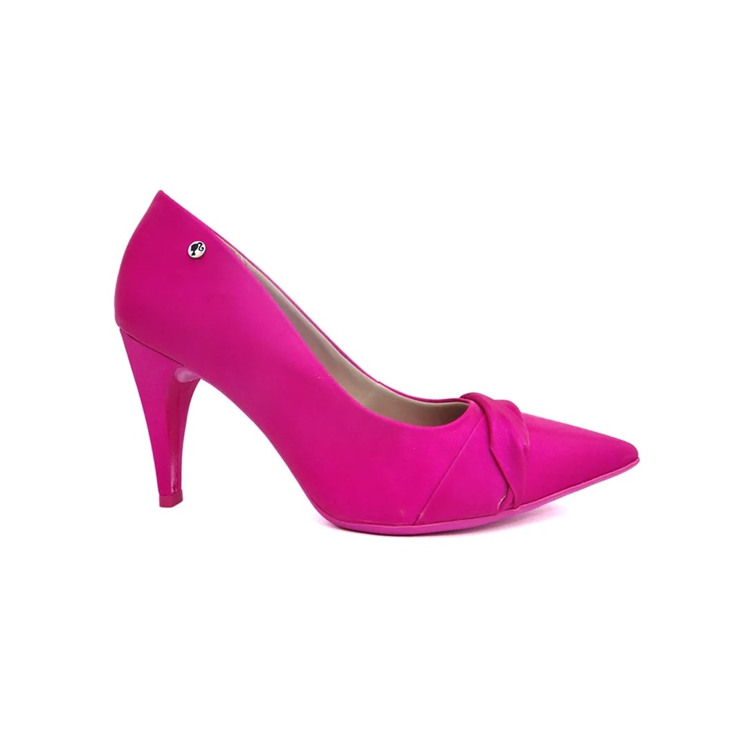 Sapato Piccadilly Scarpin Barbie 750017 Rosa Metalizado