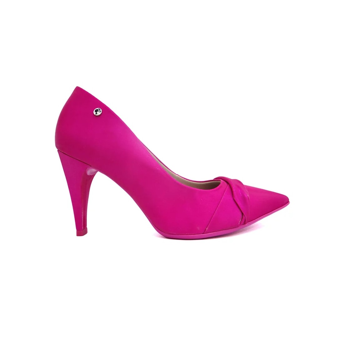 Sapato Piccadilly Scarpin Barbie 750017 Rosa Metalizado
