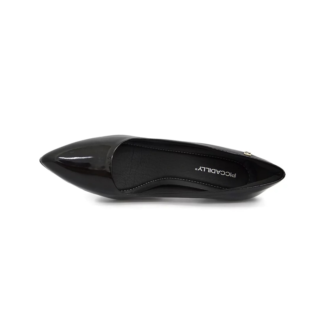 Sapato Piccadilly Scarpin Conforto 745064 Preto Verniz