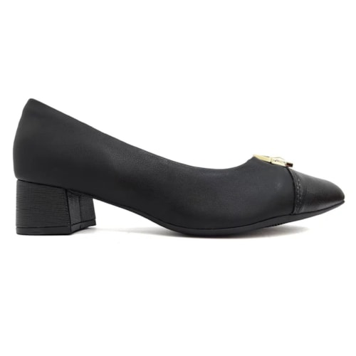 Sapato Piccadilly Scarpin Joanete 739051 Preto