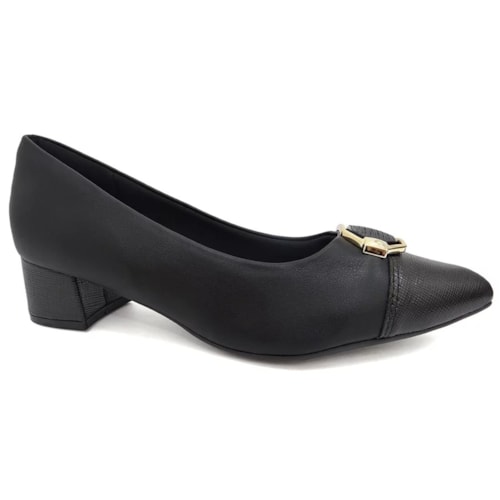 Sapato Piccadilly Scarpin Joanete 739051 Preto