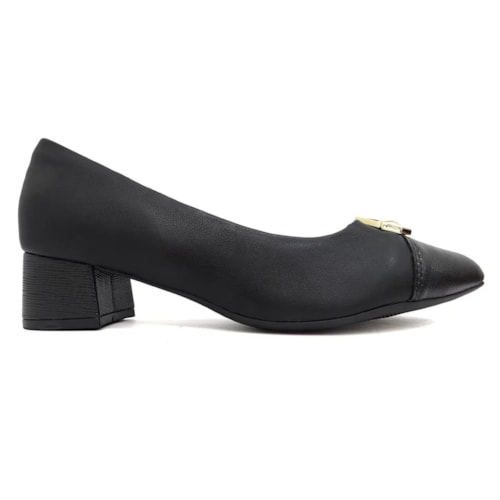 Detalhe - Sapato Piccadilly Scarpin Joanete 739051 Preto